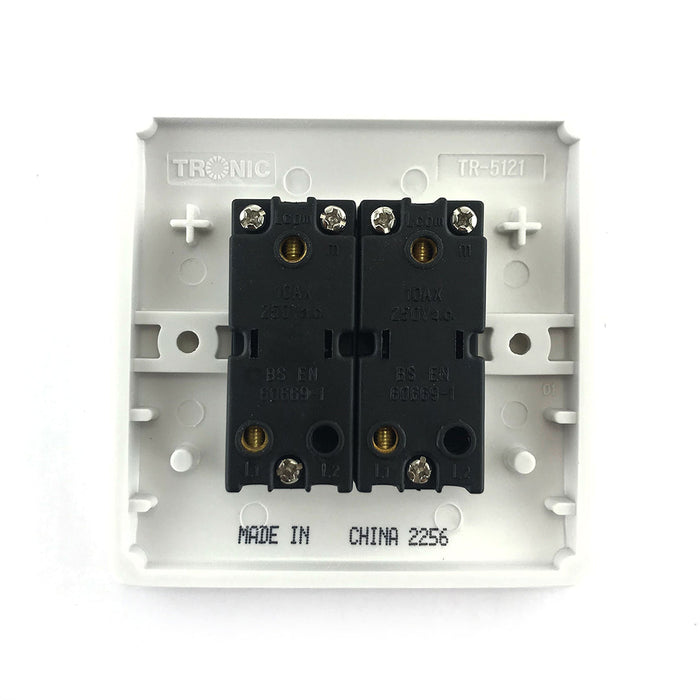 Tronic 2 Gang 1 Way Switch Standard 3 Tronic 2 Gang 1 Way Switch Standard