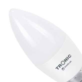 Tronic 7 Watts Candle LED Warm White B22 (Screw) Bulb
