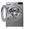 LG Washing Machine 20kg & 12kg Dryer, Front Load, Turbo Wash, 6-Motion Technology, Inverter DD Motor, Steam Functionality, Smart ThinQ, LCD Display, Silver F3L2CRV2T