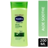 Vaseline Body Lotion Intensive Care Aloe Soothe 200ml Non Sticky Lotion, Featherlight Formula with Non Greasy Feel 67315968 (Pack of 3)