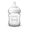Philips Avent Bottle Natural Glass 120ml/4oz 1 Hole 0m+ 051/17