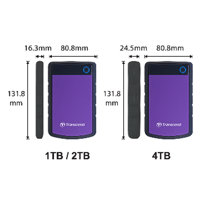 Transcend External Hdd 1Tb 2.5&Quot; Tsj25H3 3.0 Purple Ts1Tsj25H3P 4 Transcend External Hdd 1Tb 2.5&Quot; Tsj25H3 3.0 Purple Ts1Tsj25H3P