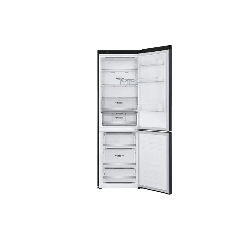 Lg Refrigerator 374L Bottom Freezer With Inverter Linear Compressor Matte Black Gcb459Nqdz 1 Lg Refrigerator 374L Bottom Freezer With Inverter Linear Compressor Matte Black Gcb459Nqdz