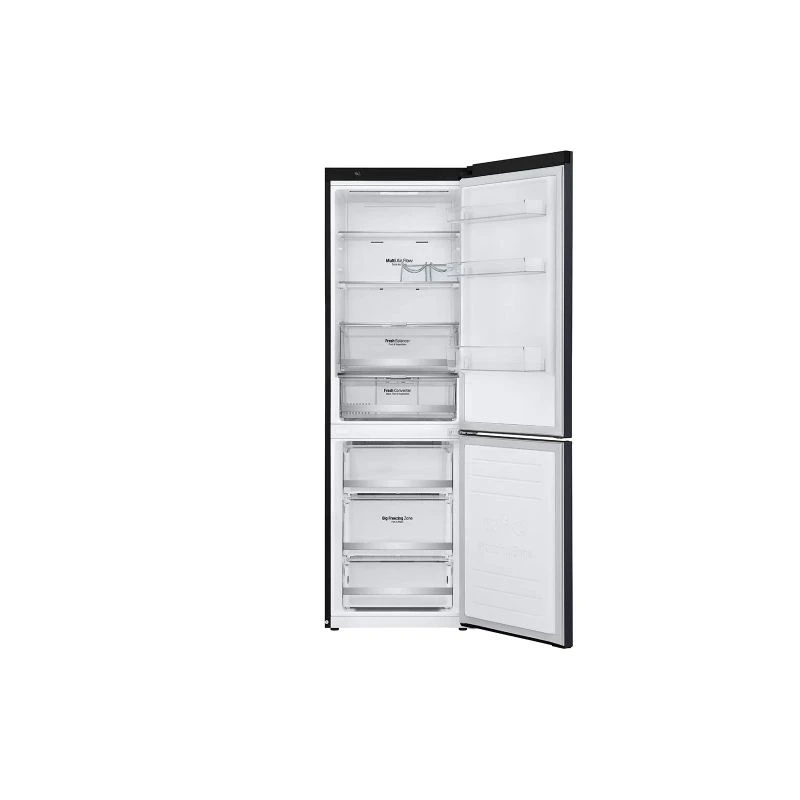 Lg Refrigerator 374L Bottom Freezer With Inverter Linear Compressor Matte Black Gcb459Nqdz 1 Lg Refrigerator 374L Bottom Freezer With Inverter Linear Compressor Matte Black Gcb459Nqdz