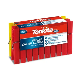 Tonkita Reinforced Plastic Cloth Pegs Big Size 20's TK45 Set of 20
