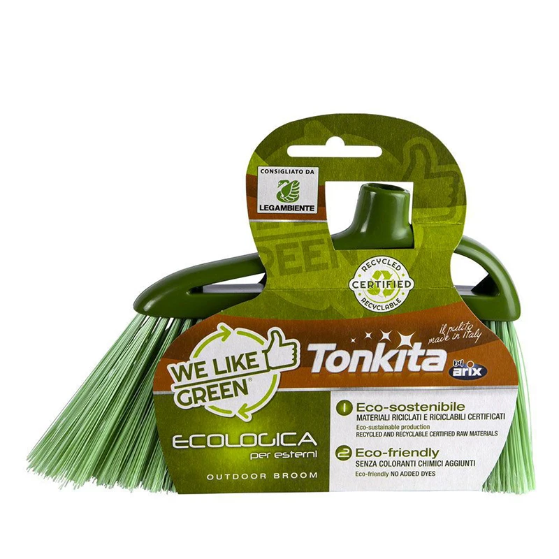 Tonkita Eco Green Outdoor Broom+Handle Tk672 Set Of 3 1 Tonkita Eco Green Outdoor Broom+Handle Tk672 Set Of 3