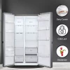 LG Refrigerator 664 LTR, Side by Side, Premium Black GC - B257KQJW