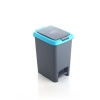Apex Push and Pedal Dustbin 10l Capacity Plastic Lightweight Unbreakable 450452