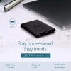 Transcend 1TB Portable External SSD - One-Touch Backup, One-Time Password Protection, Includes Type-A and Type-C Cables, TS1TESD270C.