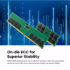 Transcend Desktop Memory Module - 32GB RAM DDR5 4800, U-DIMM, 2Rx8 Configuration, 1.1V, JM4800ALE-32G.