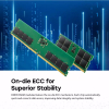 Transcend Notebook/Laptop Memory Module - 16GB RAM DDR5 5600, SO-DIMM, 1Rx8 Configuration, 2Gx8, CL46, 1.1V, JM5600ASE-16G.