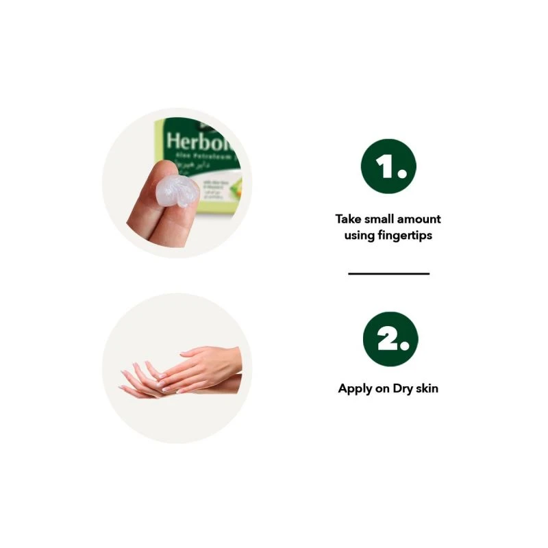 Dabur Herbolene Petroleum Jelly Enriched With Aloe Vera And Vitamin E, For Dry And Rough Skin 115Ml Aloe Vera (Pack Of 3) 7 Dabur Herbolene Petroleum Jelly Enriched With Aloe Vera And Vitamin E, For Dry And Rough Skin 115Ml Aloe Vera (Pack Of 3)