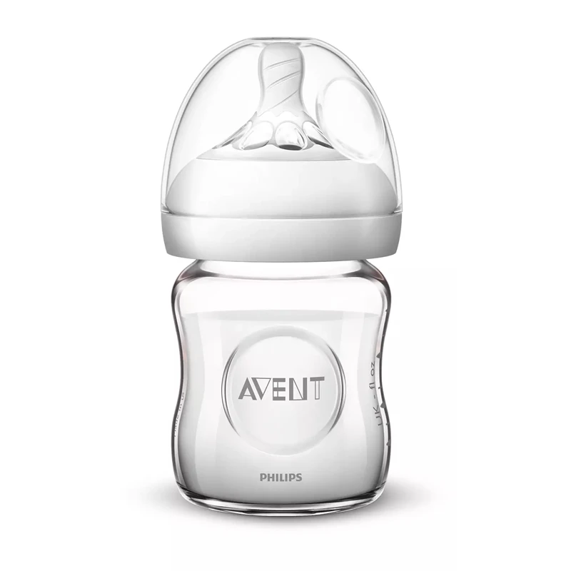 Philips Avent Bottle Natural Glass 120Ml/4Oz 1 Hole 0M+ 051/17 1 Philips Avent Bottle Natural Glass 120Ml/4Oz 1 Hole 0M+ 051/17