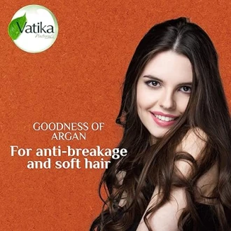 Vatika Shampoo With Argon oil, Anti-breakage, Moisturizing and Smoothing, 400ml