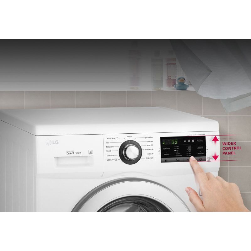 Lg Washing Machine 8Kg &Amp; 5Kg Dryer With Inverter Direct Drive Technology Front Load Silver F4J3Tmg5P.aptqeef 10 Lg Washing Machine 8Kg &Amp; 5Kg Dryer With Inverter Direct Drive Technology Front Load Silver F4J3Tmg5P.aptqeef