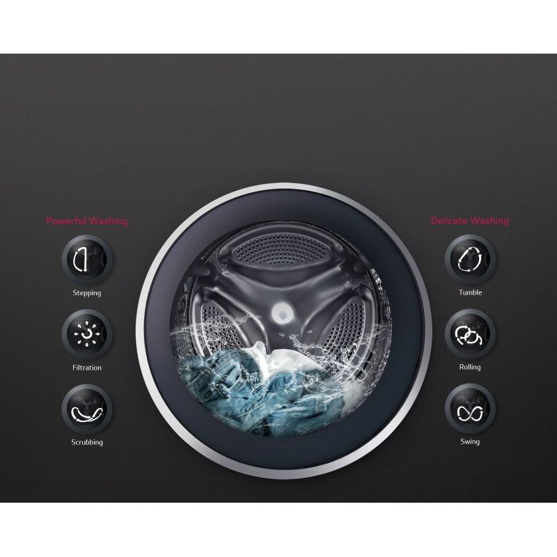 Lg Washing Machine 8Kg &Amp; 5Kg Dryer With Inverter Direct Drive Technology Front Load Silver F4J3Tmg5P.aptqeef 9 Lg Washing Machine 8Kg &Amp; 5Kg Dryer With Inverter Direct Drive Technology Front Load Silver F4J3Tmg5P.aptqeef