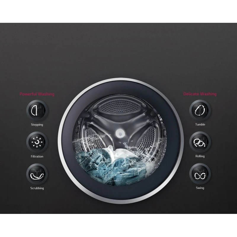Lg Washing Machine 8Kg &Amp; 5Kg Dryer With Inverter Direct Drive Technology Front Load Silver F4J3Tmg5P.aptqeef 9 Lg Washing Machine 8Kg &Amp; 5Kg Dryer With Inverter Direct Drive Technology Front Load Silver F4J3Tmg5P.aptqeef
