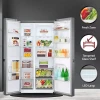 LG Refrigerator 664 LTR, Side by Side, Premium Black GC - B257KQJW