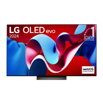 LG 83" OLED UHD 4K Smart TV evo C4 with AI Magic Remote, Dolby Atmos & Vision, HDR10, Filmmaker Mode, webOS24 OLED83C46LA