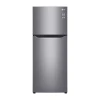 LG Refrigerator 234L Double Door, Top Freezer with Inverter Linear Compressor, Multi Air Flow Silver GC-252SLBB