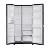 LG Refrigerator 674L Side by Side Door, with Multi Air Flow, Multi Digital Sensors, Smart Diagnosis™, Graphite GC-B257KQJW
