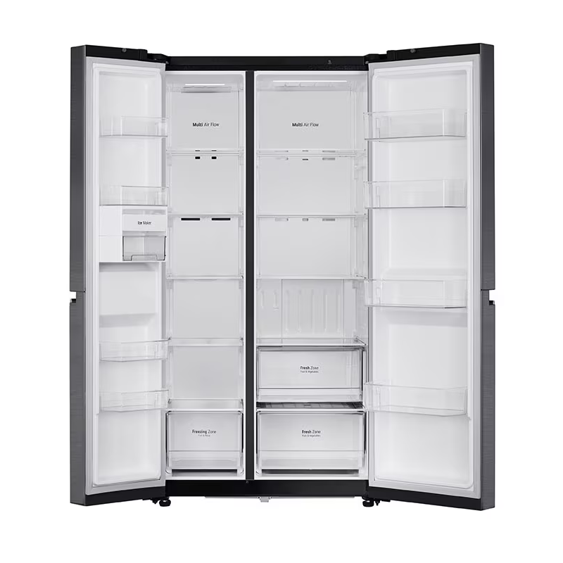 Lg Refrigerator 674L Side By Side Door, With Multi Air Flow, Multi Digital Sensors, Smart Diagnosis™, Graphite Gc-B257Kqjw 9 Lg Refrigerator 674L Side By Side Door, With Multi Air Flow, Multi Digital Sensors, Smart Diagnosis™, Graphite Gc-B257Kqjw