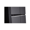 LG Refrigerator 674L Side by Side Door, with Multi Air Flow, Multi Digital Sensors, Smart Diagnosis™, Graphite GC-B257KQJW