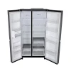 LG Refrigerator 674L Side by Side Door, with Multi Air Flow, Multi Digital Sensors, Smart Diagnosis™, Graphite GC-B257KQJW