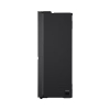 LG Refrigerator 674L Side by Side Door, with Multi Air Flow, Multi Digital Sensors, Smart Diagnosis™, Graphite GC-B257KQJW
