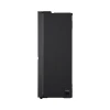 LG Refrigerator 674L Side by Side Door, with Multi Air Flow, Multi Digital Sensors, Smart Diagnosis™, Graphite GC-B257KQJW