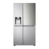 LG Refrigerator 635L Mirror InstaView Door in Door, Side by Side Door with Smart Inverter Compressor, UVnano™, Steel GC-X267MSEW