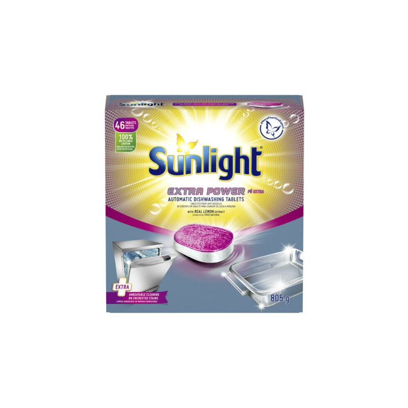 Sunlight Expert Machine Extra Power Dishwashing Tablets 46'S 1 Sunlight Expert Machine Extra Power Dishwashing Tablets 46'S