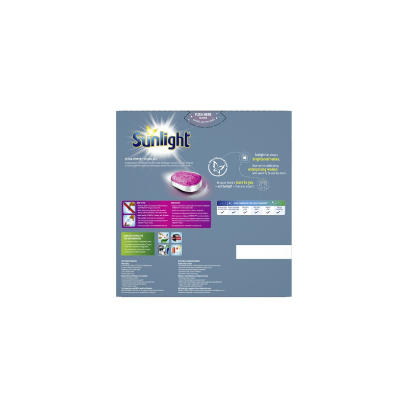 Sunlight Expert Machine Extra Power Dishwashing Tablets 46'S 3 Sunlight Expert Machine Extra Power Dishwashing Tablets 46'S