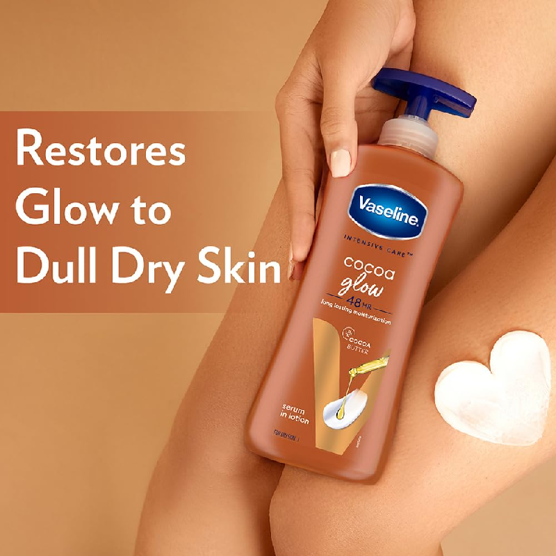 Vaseline Intensive Care Body Lotion Cocoa Glow 400Ml (Pack Of 3Pcs) 4 Vaseline Intensive Care Body Lotion Cocoa Glow 400Ml (Pack Of 3Pcs)