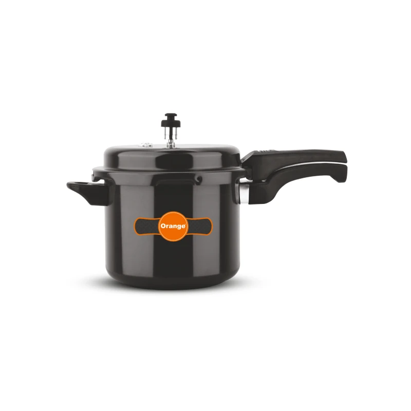 Orange Black Magic Megna Pressure Cooker 7.5L With Outer Lid, Hard Anodized Oapc172 1 Orange Black Magic Megna Pressure Cooker 7.5L With Outer Lid, Hard Anodized Oapc172