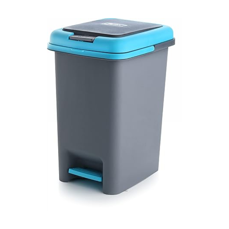 Apex Push And Pedal Dustbin 6.5L Capacity Plastic Lightweight Unbreakable 450445 1 Apex Push And Pedal Dustbin 6.5L Capacity Plastic Lightweight Unbreakable 450445