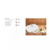 Nikai Sandwich Toaster 2 Slice Easy Carry Handle 700w NST1107A1 Non Stick Plates Twin Sandwich Maker With Indicator Lights Easy Carry Handle