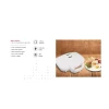 Nikai Sandwich Toaster 2 Slice Easy Carry Handle 700w NST1107A1 Non Stick Plates Twin Sandwich Maker With Indicator Lights Easy Carry Handle