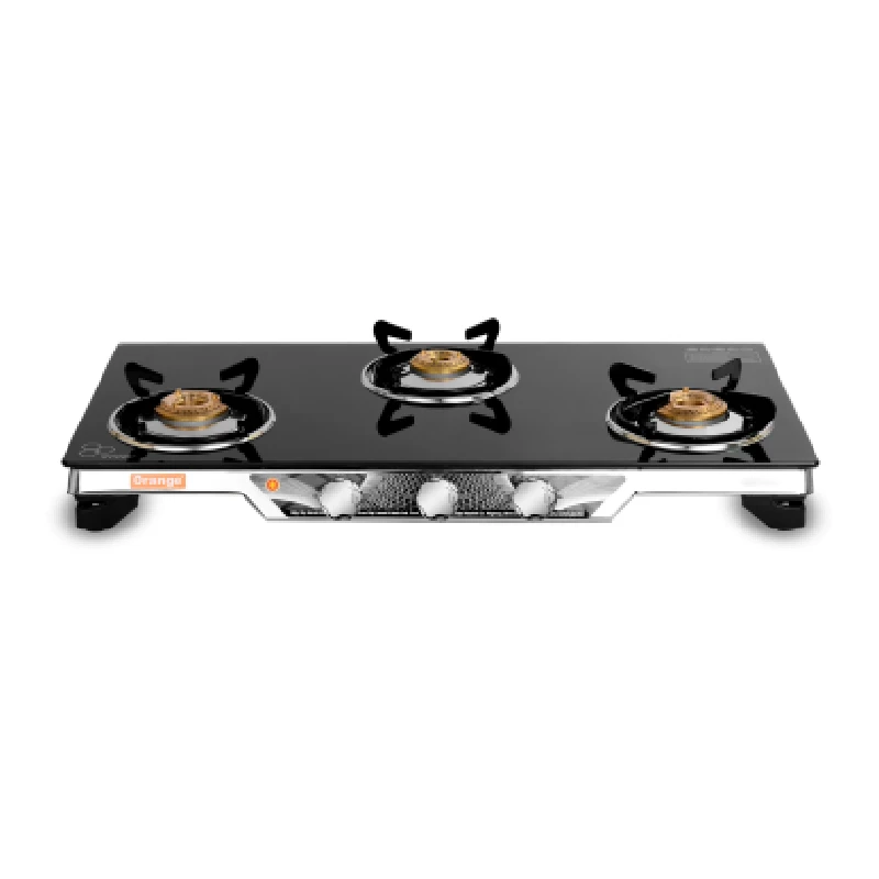 Orange Gas Stove Sleeko 301 Jumbo With 3 Burner, Toughened Glass Top Or0247 1 Orange Gas Stove Sleeko 301 Jumbo With 3 Burner, Toughened Glass Top Or0247