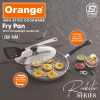 Orange Non-Stick Fry Pan Stone Finish 26cm with Glass Lid Rockstar Series ONSC536