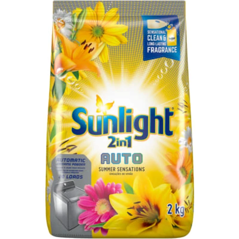 Sunlight Machine Wash 2In1 Auto Detergent 2Kg Summer Sensations 1 Sunlight Machine Wash 2In1 Auto Detergent 2Kg Summer Sensations