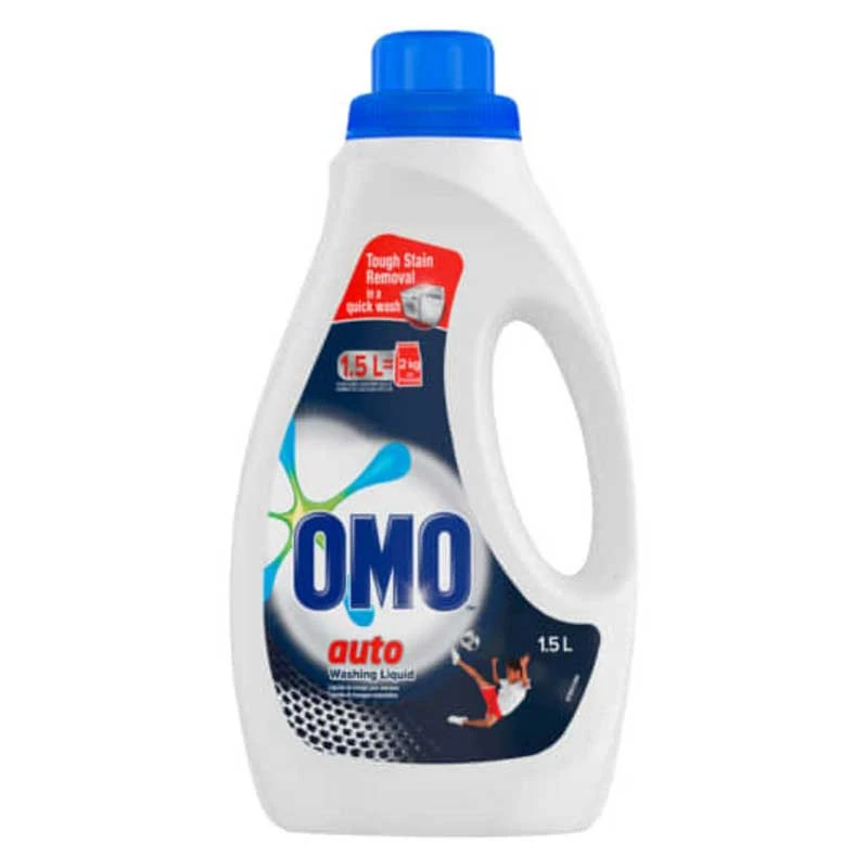 Omo Machine Wash Auto Liquid 1.5L 1 Omo Machine Wash Auto Liquid 1.5L