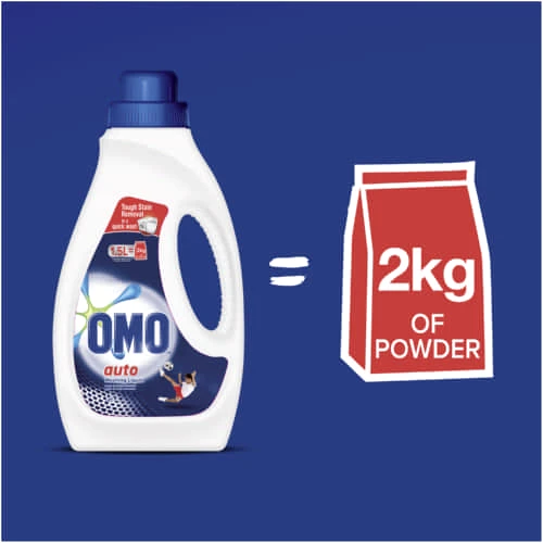 Omo Machine Wash Auto Liquid 1.5L 3 Omo Machine Wash Auto Liquid 1.5L