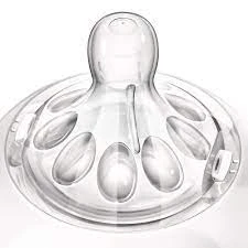 Philips Avent Teat Natural Slow Flow 2 Holes 1M+ 2'S 042/27 3 Philips Avent Teat Natural Slow Flow 2 Holes 1M+ 2'S 042/27