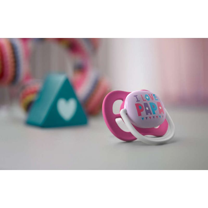 Philips Avent Soother Ultra Air Happy For Girl 6-18M 2'S 080/04 5 Philips Avent Soother Ultra Air Happy For Girl 6-18M 2'S 080/04