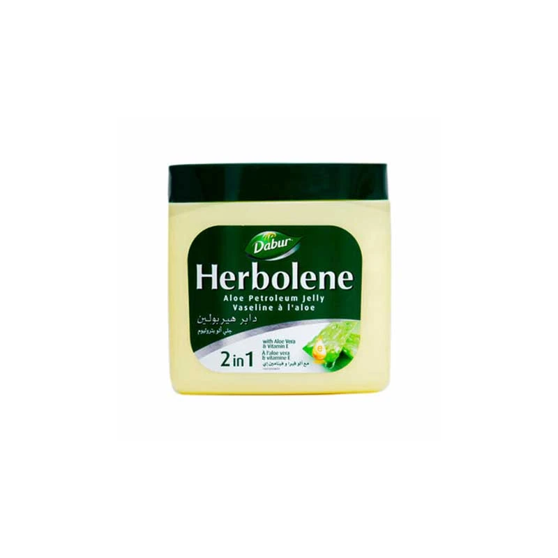 Dabur Herbolene Petroleum Jelly Enriched With Aloe Vera And Vitamin E, For Dry And Rough Skin 115Ml Aloe Vera (Pack Of 3) 1 Dabur Herbolene Petroleum Jelly Enriched With Aloe Vera And Vitamin E, For Dry And Rough Skin 115Ml Aloe Vera (Pack Of 3)
