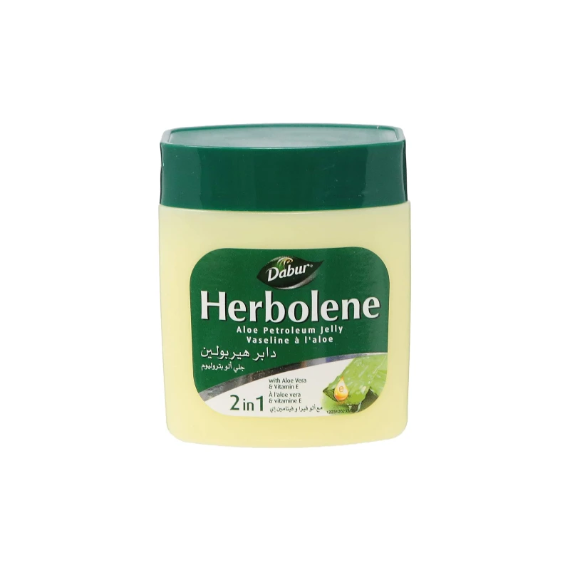 Dabur Herbolene Petroleum Jelly Enriched With Aloe Vera And Vitamin E, For Dry And Rough Skin 115Ml Aloe Vera (Pack Of 3) 2 Dabur Herbolene Petroleum Jelly Enriched With Aloe Vera And Vitamin E, For Dry And Rough Skin 115Ml Aloe Vera (Pack Of 3)