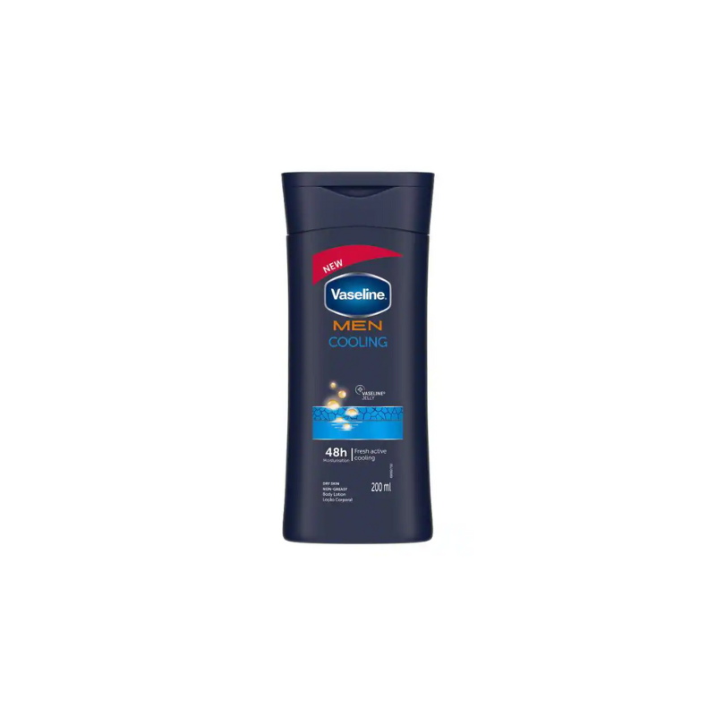 Vaseline Men Body Lotion Cooling 200Ml Boosts Suppleness Nourishes And Conditions The Skin 69729782 (Pack Of 3) 1 Vaseline Men Body Lotion Cooling 200Ml Boosts Suppleness Nourishes And Conditions The Skin 69729782 (Pack Of 3)