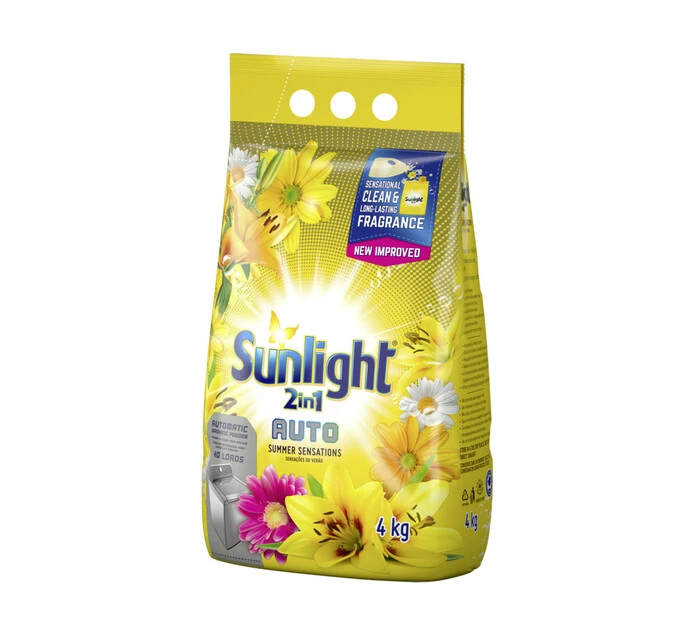 Sunlight Machine Wash 2In1 Auto Detergent 4Kg Summer Sensations 2 Sunlight Machine Wash 2In1 Auto Detergent 4Kg Summer Sensations