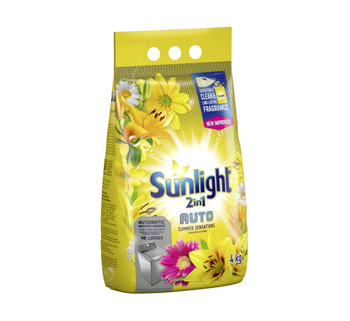 Sunlight Machine Wash 2In1 Auto Detergent 4Kg Summer Sensations 3 Sunlight Machine Wash 2In1 Auto Detergent 4Kg Summer Sensations